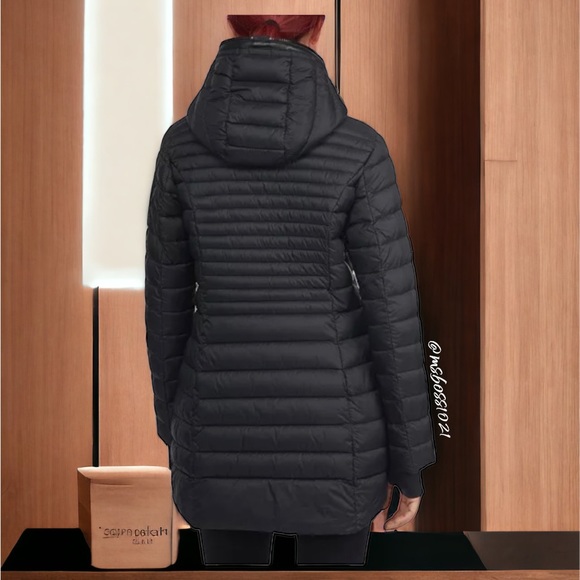 FREE MATCHING HAT Pajar Women’s Jacket Canada Down Parka Black Size: S BRAND NEW - Picture 4 of 7